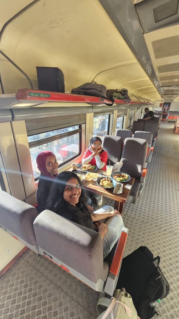 Princeton interns Navya and Iman exploring Malaysia’s cultural landmarks during their internship