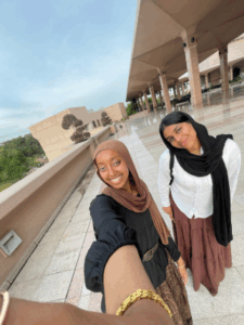 Princeton interns in Malaysia: Iman (left) and Navya (right) spent their summer internship here in Malaysia.